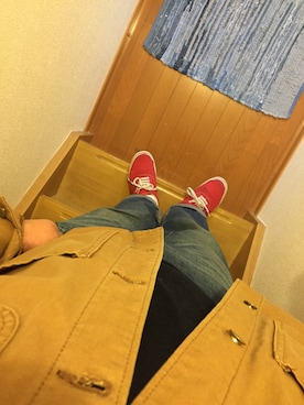 「POINTER（ポインター ）のアイテム（カバーオール）」を使った、shoooonさん（メンズ・176cm）の冬コーディネート