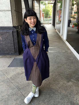 「ADLIB（アドリブ）のアイテム（フォーマルスーツ/小物）」を使った、AADDIECHENNさん（レディース・163cm）の秋コーディネート