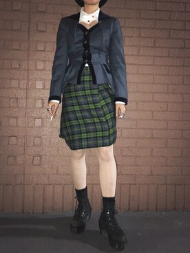 値下げ！Vivienne Westwood グリーンキュロットスカート