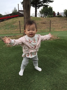 ひななさん（キッズ・70cm）の秋コーディネート