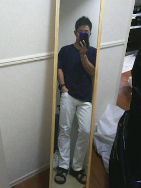 「打ちっぱなし」｜ケーンさん（メンズ・164cm）の夏コーディネート