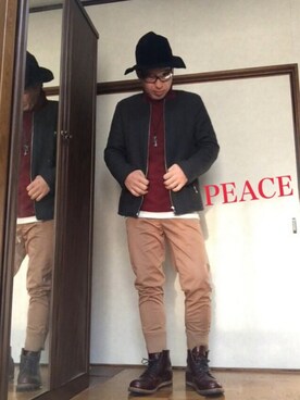 そらさん（メンズ・174cm）の冬コーディネート