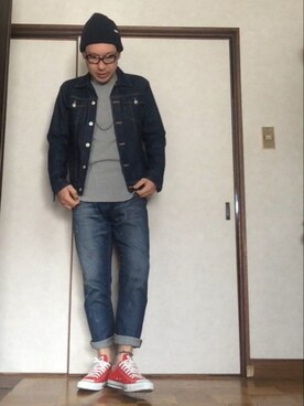 そらさん（メンズ・174cm）の春コーディネート