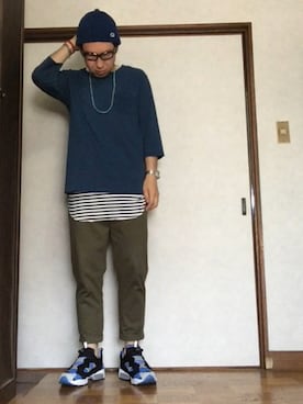 そらさん（メンズ・174cm）の春コーディネート