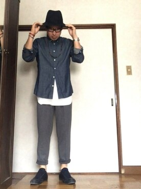 そらさん（メンズ・174cm）の春コーディネート