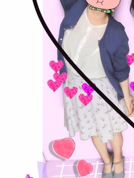 「#ガーリー」｜優さん（レディース・149cm）の夏コーディネート
