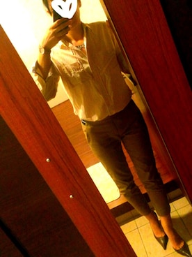 「Levi's Lady’s（リーバイス レディース）のアイテム」を使った、リツさん（レディース・160cm）の秋コーディネート