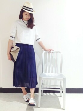 岡田さん(レディース・162cm)の春コーディネート