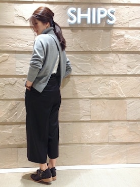 「Khaju（カージュ）のアイテム」を使った、岡田さん（レディース・162cm）の夏コーディネート