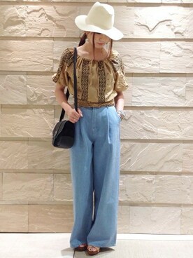 岡田さんのコーディネート