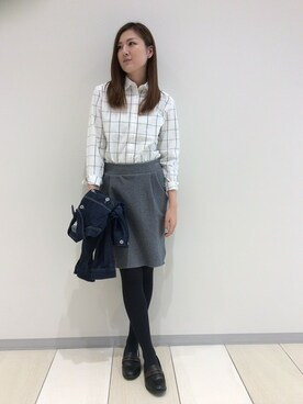 「LBC（エルビーシー）のアイテム（デニムジャケット）」を使った、mayuさん（レディース・165cm）の春コーディネート