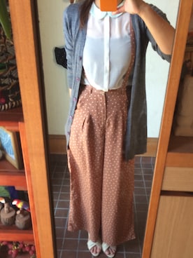 「C.D.S BASIC（シーディーエスベーシック）のアイテム（トップス）」を使った、kayさん（レディース・156cm）の秋コーディネート