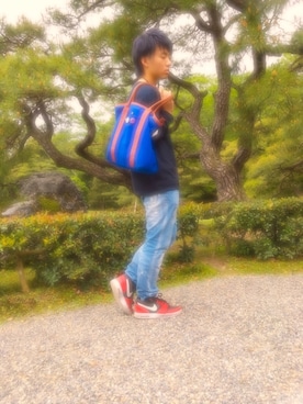 「Cinemaのアイテム」を使った、SHUNTAさん（メンズ・168cm）の春コーディネート