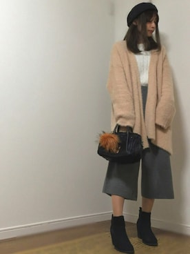 「アイテム（ブーティ）」を使った、❁ a i  ❁さん（レディース・158cm・30代）の秋コーディネート