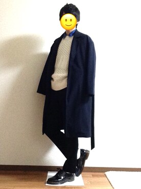 「アイテム（スーツパンツ）」を使った、ともやさん（メンズ・167cm・10代）の秋コーディネート