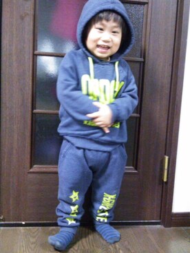 すぅくぅさん(キッズ・90cm)の冬コーディネート