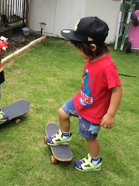 すぅくぅさん（キッズ・100cm）の夏コーディネート