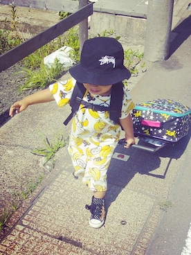 すぅくぅさん（キッズ・100cm）の夏コーディネート