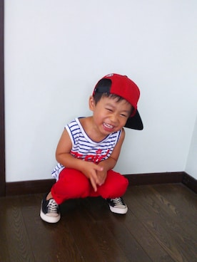 すぅくぅさん（キッズ・100cm）の夏コーディネート