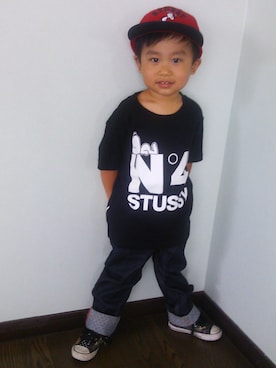 すぅくぅさん(キッズ・100cm)の夏コーディネート