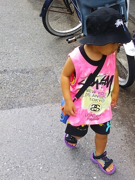 すぅくぅさん(キッズ・100cm)の夏コーディネート