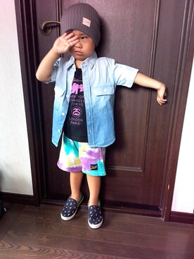 すぅくぅさん(キッズ・100cm)の秋コーディネート