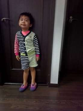 すぅくぅさん（キッズ・100cm）の秋コーディネート