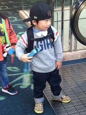 すぅくぅさん（キッズ・100cm）の冬コーディネート