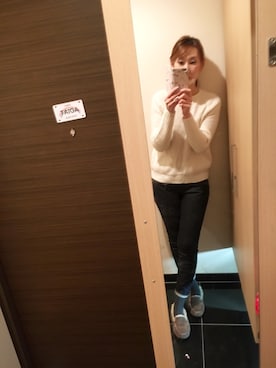 「STEFANEL（ステファネル）のアイテム」を使った、みーじんさん（レディース・168cm）の冬コーディネート