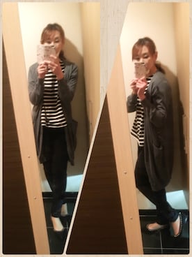 「KNOTT（ノット）のアイテム（トップス）」を使った、みーじんさん（レディース・168cm）の冬コーディネート