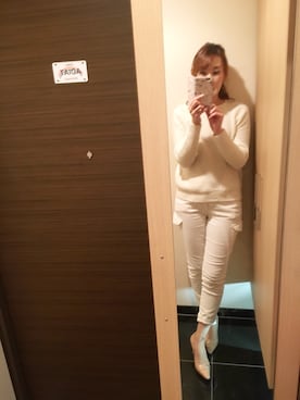 「STEFANEL（ステファネル）のアイテム」を使った、みーじんさん（レディース・168cm）の冬コーディネート