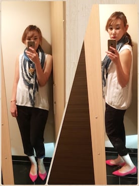 「KNOTT（ノット）のアイテム（トップス）」を使った、みーじんさん（レディース・168cm）の夏コーディネート