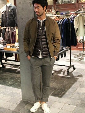 LASKA officialさん（メンズ・183cm）の秋コーディネート