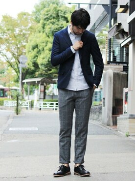 LASKA officialさん（メンズ・183cm）の秋コーディネート