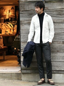 LASKA officialさん（メンズ・183cm）の秋コーディネート