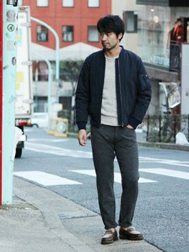 LASKA officialさん（メンズ・183cm）の秋コーディネート