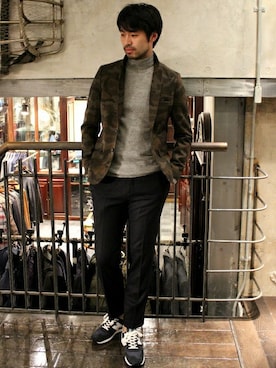 LASKA officialさん（メンズ・183cm）の秋コーディネート