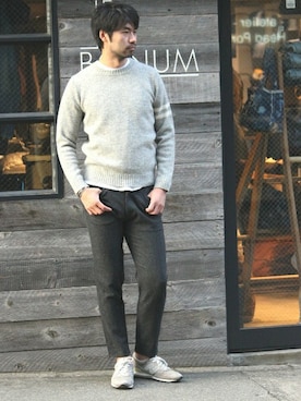 LASKA officialさん（メンズ・183cm）の秋コーディネート