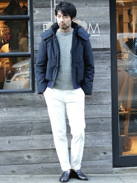LASKA officialさん（メンズ・183cm）の冬コーディネート