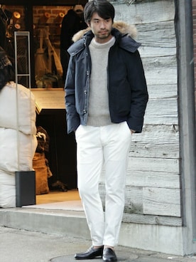 LASKA officialさん（メンズ・183cm）の冬コーディネート