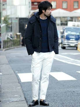 LASKA officialさん（メンズ・183cm）の冬コーディネート