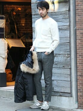 LASKA officialさん(メンズ・183cm)の冬コーディネート