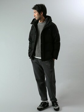 「JOURNAL STANDARD（ジャーナルスタンダード）のアイテム（ダウンジャケット/コート）」を使った、LASKA officialさん（メンズ・183cm）の冬コーディネート