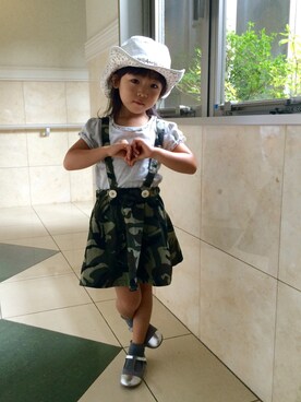 hitomiさん（キッズ・100cm）の秋コーディネート