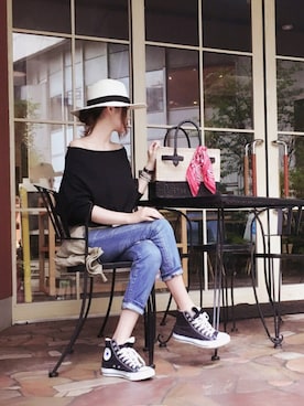 「sweet&sheep（スイート＆シープ）のアイテム」を使った、bibi♡さん（レディース・166cm）の春コーディネート