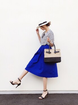 「sweet&sheep（スイート＆シープ）のアイテム」を使った、bibi♡さん（レディース・166cm）の夏コーディネート