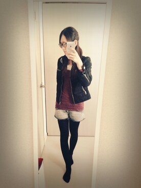 Ri7a.さん（レディース・160cm）の秋コーディネート