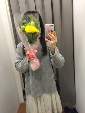 「MERCURYDUO（マーキュリーデュオ）のアイテム（レインシューズ）」を使った、Tanaka Yumiさん（レディース・152cm）の秋コーディネート