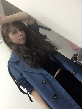 「NO NAME（ノーネーム）のアイテム（ジャケット/アウター）」を使った、Sin Yeeさん（レディース・162cm）の冬コーディネート