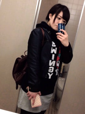 「JSG（ジェイエスジー）のアイテム」を使った、おがわあやかさん（レディース・165cm）の春コーディネート